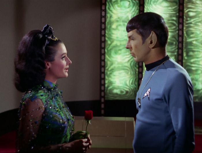 Miranda and Spock part on good terms